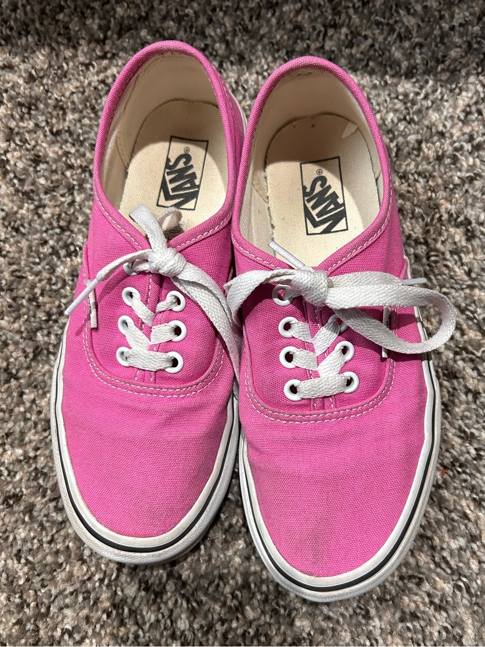 Vans Low-Top Canvas Sneakers in Pink